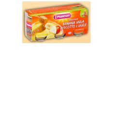 PLASMON OMOGENEIZZATO BANANA/MELA/BISCOTTI/MIELE 120 G X 3 PEZZI - farmacialombardia.it