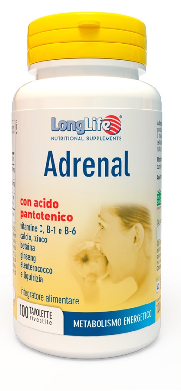 LONGLIFE ADRENAL 100 TAVOLETTE MASTICABILI RIVESTITE - farmacialombardia.it
