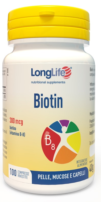 LONGLIFE BIOTIN 100 COMPRESSE - farmacialombardia.it