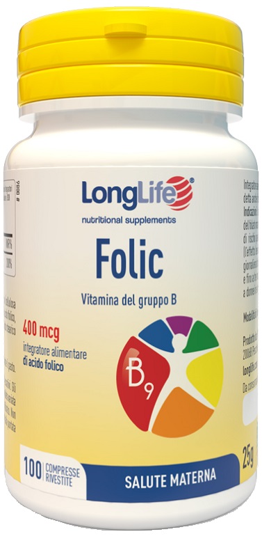 LONGLIFE FOLIC 400 MCG 100 COMPRESSE - farmacialombardia.it