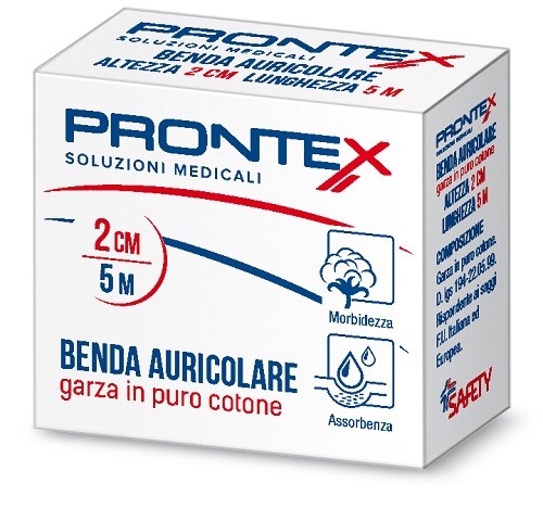 PRONTEX BENDA AURICOLARE 2 CM - farmacialombardia.it