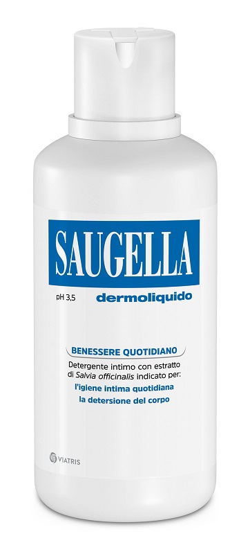 SAUGELLA DERMOLIQUIDO PH 3,5 DETERGENTE INTIMO BENESSERE QUOTIDIANO 500 ML - farmacialombardia.it
