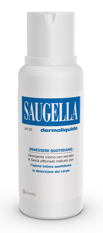 SAUGELLA DERMOLIQUIDO PH 3,5 DETERGENTE INTIMO BENESSERE QUOTIDIANO 750 ML - farmacialombardia.it