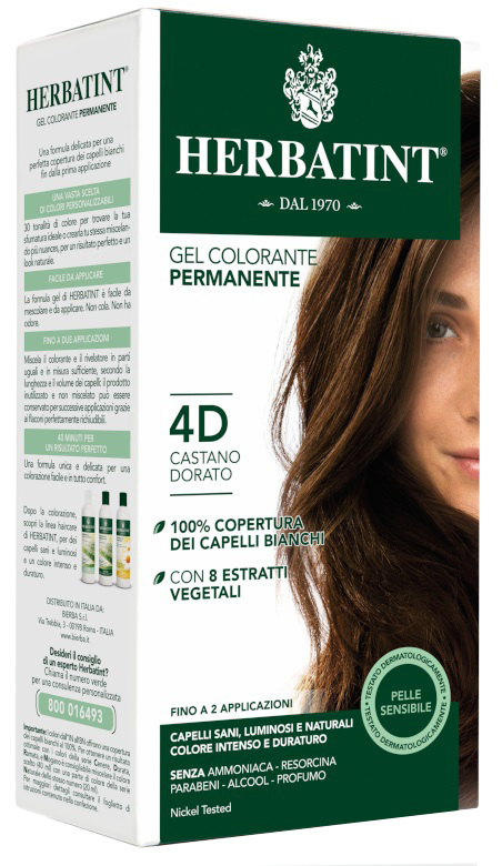 HERBATINT 4D CASTANO DORATO 150 ML - farmacialombardia.it