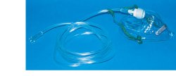 MASCHERA PER OSSIGENOTERAPIA MEDIA CONCENTRAZIONE CON 2 TUBI PROLUNGA 2 METRI - farmacialombardia.it