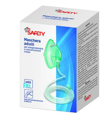 MASCHERA PER OSSIGENOTERAPIA CON TUBO 200CM - farmacialombardia.it