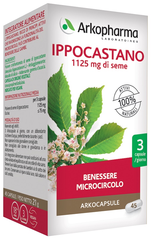 ARKO CAPSULE IPPOCASTANO 45 CAPSULE - farmacialombardia.it