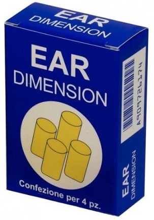 EAR DIMENSION TAPPO AURICOLARE IN SPUGNA 4 PEZZI - farmacialombardia.it