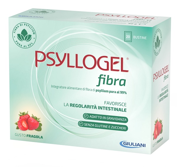 PSYLLOGEL FIBRA FRAGOLA 20 BUSTINE - farmacialombardia.it