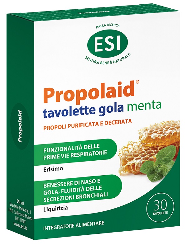 ESI PROPOLAID TAVOLETTE GOLA MENTA 30 TAVOLETTE - farmacialombardia.it