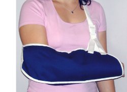 REGGIBRACCIO SEMPLICE MISURA MEDIA. CONSENTE L'IMMOBILIZZAZIONE IN POSIZIONE CORRETTA DEL BRACCIO NEI CASI DI SLOGATURE, TRAUMI ED INGESSATURE - farmacialombardia.it