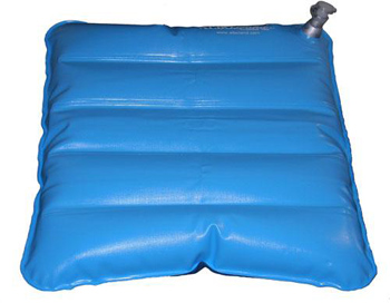 CUSCINO ANTIDECUBITO AD ARIA/ACQUA DIMENSIONI 41X41CM, APPLICABILE SU SEDIE DA COMODO O SU CARROZZELLE CAMERA D'ARIA IN PVC ATOSSICO ELETTROSALDATO, PATTA ANTISCIVOLO IN PVC - farmacialombardia.it
