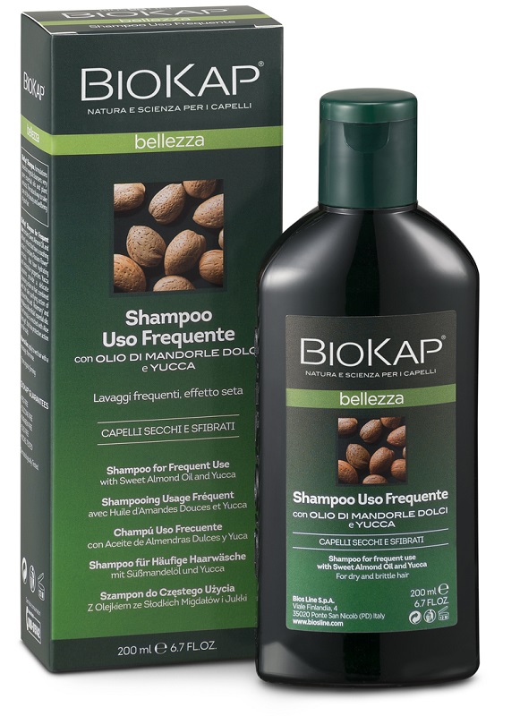BIOKAP BELLEZZA SHAMPOO USO FREQUENTE 200 ML BIOSLINE - farmacialombardia.it