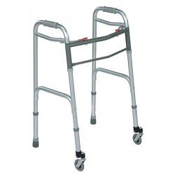 DEAMBULATORE CON RUOTE PIROETTANTI - farmacialombardia.it