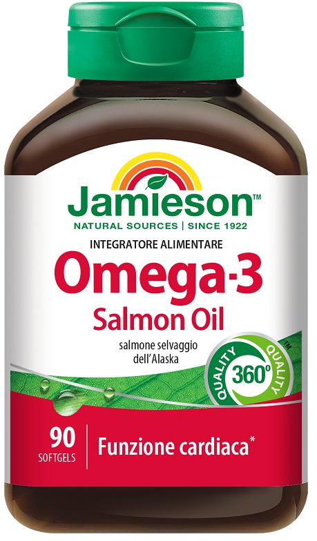 JAMIESON OMEGA 3 SALMON OIL 90 PERLE - farmacialombardia.it