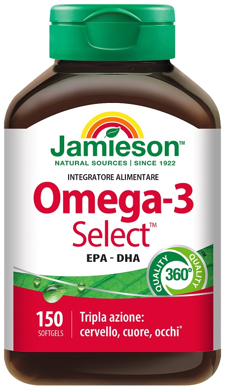JAMIESON OMEGA-3 SELECT 150 PERLE - farmacialombardia.it