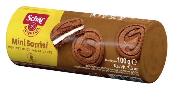 SCHAR MINI SORRISI CON CREMA AL LATTE 100 G - farmacialombardia.it