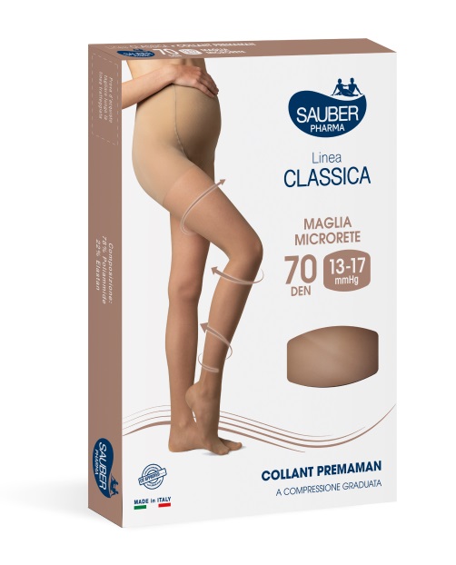 SAUBER COLLANT 70 DENARI PREMAMAN MAGLIA MICRORETE NEUTRO BEIGE 5 LINEA CLASSICA - farmacialombardia.it