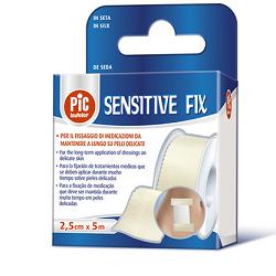 CEROTTO IN ROCCHETTO PIC SENSITIVE FIX TELA 2,5X500 CM CON FUSTELLA 1 PEZZO - farmacialombardia.it