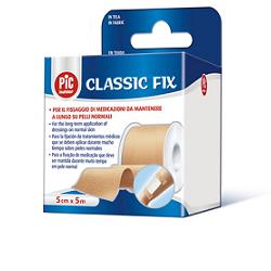 CEROTTO IN ROCCHETTO PIC CLASSIC FIX TELA 5X500 CM FUSTELLA - farmacialombardia.it