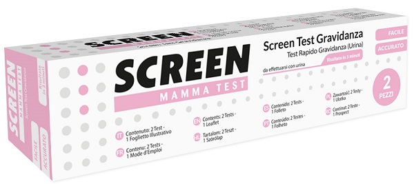SCREEN TEST ORMONE HCG GRAVIDANZA NELL'URINA SCREEN TEST HCG 2 PEZZI - farmacialombardia.it