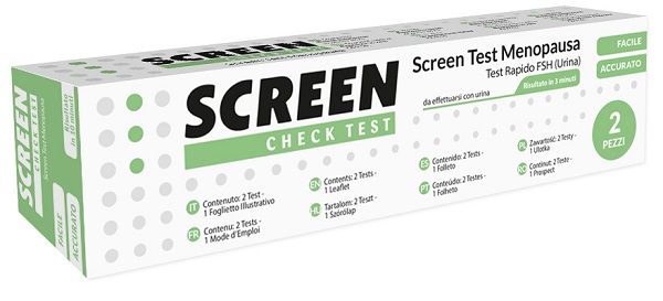 SCREEN TEST RAPIDO FSH/MENOPAUSA URINA 2 PEZZI - farmacialombardia.it
