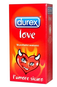 PROFILATTICO DUREX LOVE 12 PEZZI - farmacialombardia.it