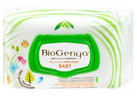 BIOGENYA SALVIETTINE BABY COTONE 72 PEZZI - farmacialombardia.it