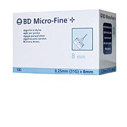 AGO PER PENNA DA INSULINA BD MICROFINE 31 GAUGE 8 MM 100 PEZZI - farmacialombardia.it