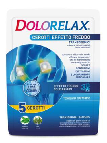 DOLORELAX CEROTTO EFFETTO FREDDO 5 PEZZI - farmacialombardia.it
