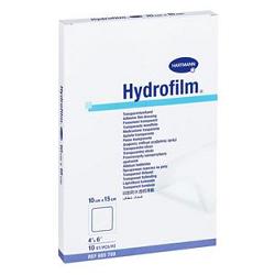 MEDICAZIONE ADESIVA TRASPARENTE IN POLIURETANO HYDROFILM 10X12,5CM 10 PEZZI - farmacialombardia.it