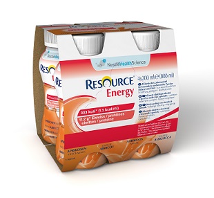 RESOURCE ENERGY ALBICOCCA 4 BOTTIGLIE 200 ML - farmacialombardia.it