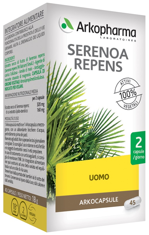 SERENOA REPENS 45 CAPSULE - farmacialombardia.it