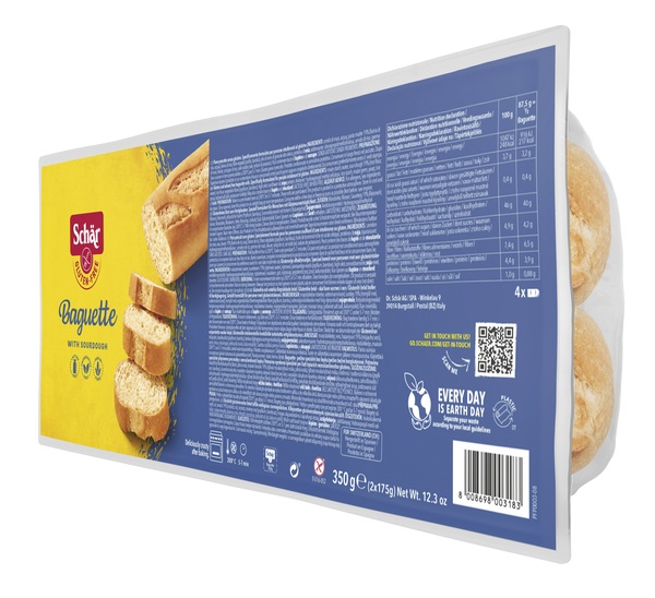 SCHAR BAGUETTE SENZA LATTOSIO 2 X 175 G - farmacialombardia.it