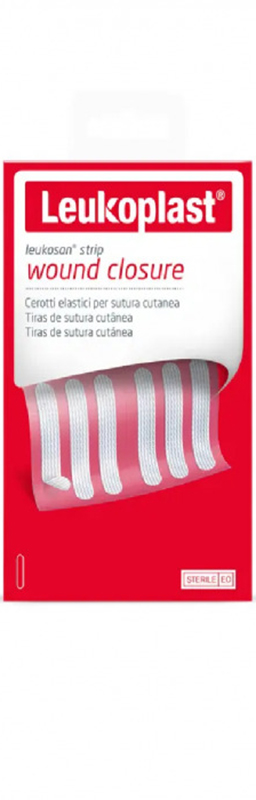 CEROTTO PER SUTURA LEUKOSAN STRIP 6X38MM 2 BUSTE X 6 CEROTTI - farmacialombardia.it