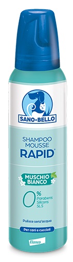 SANO E BELLO SHAMPOO MOUSSE RAPID NF MUSCHIO BIANCO 300 ML - farmacialombardia.it