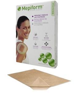 MEPIFORM MEDICAZIONE ATRAUMATICA PER CICATRICI CHELOIDI 10X18 CM 5 PEZZI - farmacialombardia.it