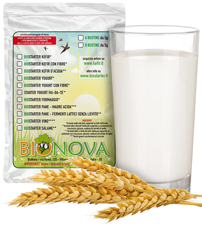 BIOSTARTER PER KEFIR 4 X 5 G - farmacialombardia.it