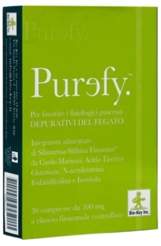 BIO-KEY PUREFY INTEGRATORE ALIMENTARE 30 CAPSULE 440 MG - farmacialombardia.it