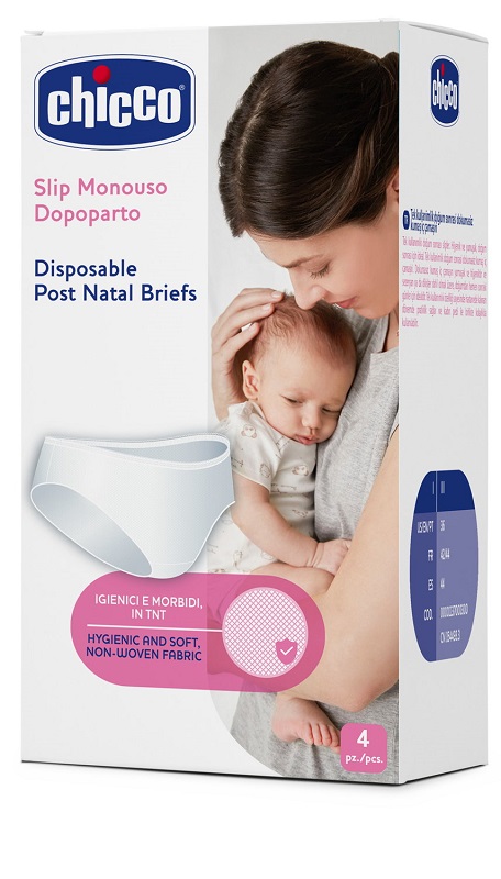 CHICCO MAMMA DONNA SLIP TESSUTO NON TESSUTO MISURA 4 4 PEZZI - farmacialombardia.it