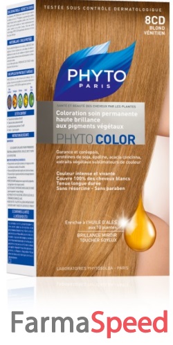 PHYTO PARIS PHYTOCOLOR 8CD BIONDO CHIARO RAMATO DORATO - farmacialombardia.it