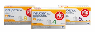 AGO PER PENNA DA INSULINA PIC INSUPEN GAUGE 32 4 MM 100 PEZZI - farmacialombardia.it