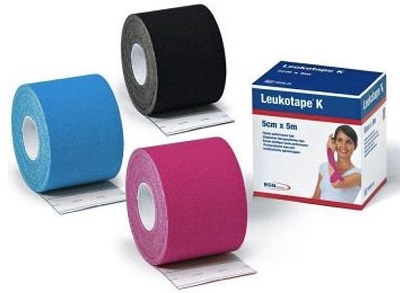 BENDA ADESIVA LEUKOTAPE K PER TAPING FISIOTERAPICO LARGHEZZA 5 CM LUNGHEZZA 5 M COLORE AZZURRO IN ROTOLO - farmacialombardia.it
