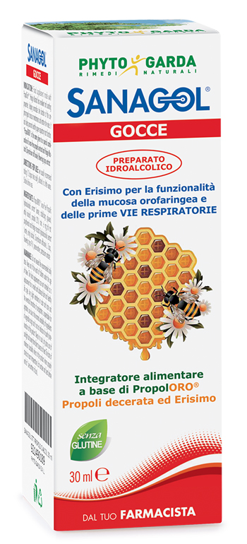 SANAGOL GOCCE PROPOLI ESTRATTO IDROALCOLICO 30 ML - farmacialombardia.it
