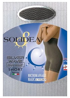 SILVER WAVE HIGH WAIST SHORT PANTALONCINO VITA ALTA NERO 2M - farmacialombardia.it
