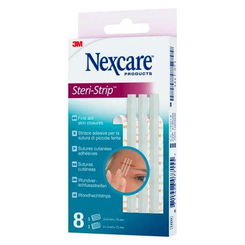 CEROTTO PER SUTURA NEXCARE STERISTRIP 6X75 MM + 3X75 MM - farmacialombardia.it
