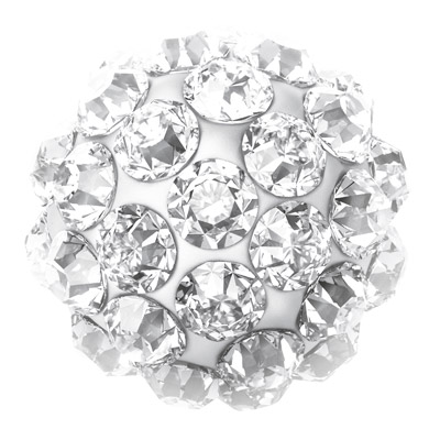 SYSTEM75 PALLINA 4,5MM DIAMANTATA CRISTALLO  ACCIAIO - farmacialombardia.it
