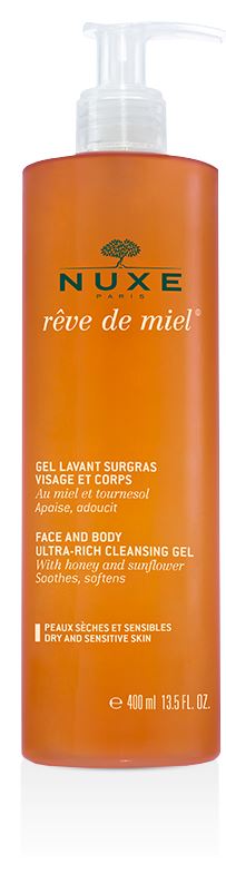 NUXE REVE DE MIEL GEL DETERGENTE VISO E CORPO 400 ML - farmacialombardia.it