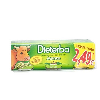 DIETERBA OMOGENEIZZATO MANZO 3 PEZZI 80 G - farmacialombardia.it