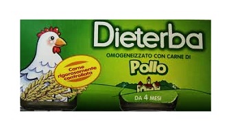 DIETERBA OMOGENEIZZATO POLLO 3 PEZZI 80 G - farmacialombardia.it